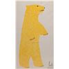 Image 2 : Unframed coloured felt pen drawing titled, "The Bear" by artist Pauta, Cape Dorset, 19" X 14"