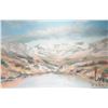 Image 2 : Stretcher framed acrylic on canvas paintint titled "Fall Grey/ Pink Valley" and signed by artist Ric