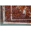 Image 2 : Premium Collection Sizan carpet, polyester, acrylic blend in shades of brown, cream, gold and purple