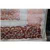 Image 2 : Premium Collection Sizan carpet, polyester, acrylic blend in shades of grey, white, pink and copper,
