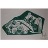 Image 2 : Unframed limited edition stone cut print, titled "The Kayak Makers" pencil signed in syllabics by ar