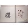 Image 2 : Folio containing four limited edition Inuit prints by James Houston including "Standing Woman", "Mot