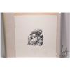 Image 2 : Folio containing two James Houston limited edition prints including "Fisherman" 63/150, 20" X 17" an