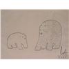 Image 2 : Framed llimited edition engraving titled "Two Polar Bears, pencil signed by artist Sharni (Sharnee) 