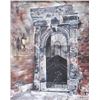 Image 2 : Framed original acrylic on canvas gate by artist Nancy G., 20" X 16". Note: Artwork cannot be insure