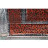 Image 2 : Premium Collection Sizan carpet, polyester, acrylic blend in shades of black, grey and copper 76" X 