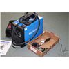 Image 2 : Mastercraft Mig/ Flux-Core wire feed welder, working at time of cataloguing, includes helmet, hammer
