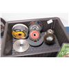 Image 2 : Selection of cutting discs, grinding wheels and wire wheels for angel grinder