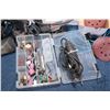 Image 2 : Selection of corded power tools including Porter Cable jigsaw, Porter Cable router, Hitachi sander, 