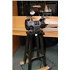 Image 2 : Maximum 6" Heavy-Duty bench grinder with homemade stand and assorted polishing and grinding wheels