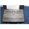 Image 2 : Maximum metric and SAE tap and die set in fitted metal case, appears unused