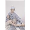 Image 2 : Lladro porcelain figurine "Closing Scene" #4935 9 1/2" in height X 15" long, includes original box