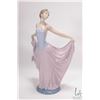 Image 2 : Lladro porcelain figurine Ballet dancer in blue and pink, no. 5050, 12" in height, includes a box