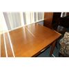 Image 2 : Two drawer maple office/ library table 31" H X 73" X 34"