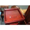 Image 2 : Modern three tier occasional display table 37" H X 17" square