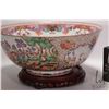 Image 8 : Antique hand painted Chinese punch bowl elaborate hunting scenes and detailed decoration, all hand p