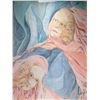 Image 2 : Framed original watercolour painting of two women, signed by artist under frame, 38" X 36". Note: Ar