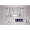 Image 1 : Selection of Polish crystal including Krosno 10 1/2" vase, Tornow crystal decanter with stopper, unm