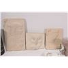 Image 2 : Three Metropolitan museum replica wall plaques, one with repaired corner and three artisan carved so