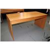 Image 1 : Two drawer library style desk 31" H X 63" W X 28"D