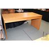 Image 1 : Two drawer library style desk 31" H X 63" W X 28"D