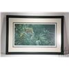 Image 1 : Framed limited edition print titled "Symbol of the Rainforest" , pencil signed by artist Robert Bate
