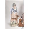 Image 2 : Four assorted collectible figurines including Italian Auro Velcari 16" elephant figure, kitsch antel