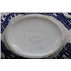 Image 3 : Selection of Johnson Bros. Willow serving pieces including two 8 1/2" round bowls, 6 1/2" X 9" open 