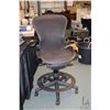 Image 1 : Herman Miller Aeron stool with adjustable Posturefit back support, tilt limiter and seat angle and a