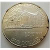 Image 2 : 1990-P Eisenhower Centennial Silver Dollar Commemorative MS-67 (tone marks)