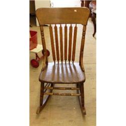 American oak sewing rocker(235)