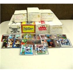 Lot of baseball cards: complete sets - '86, '87, '94, '95, basketball and football cards  (221)