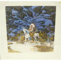 Signed and numbered print by Bev Doolittle "Eagle Heart" 79323/48000 (3)