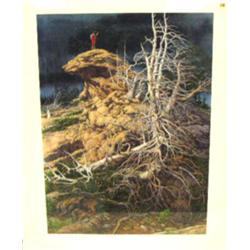 Signed and numbered print by Bev Doolittle "Prayer for the Wild Things" 54612/65000 (3)