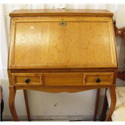 Quarter Sawn American oak, drop front desk, circa 1920 (227)