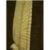 Image 3 : Outstanding 15" ivory eagle on whale bone base by Ukaghhani from Gambell (2)