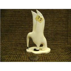 4.5" ivory cormorant by Mark Seeganna #738F (2)