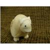 Image 2 : 2.75" ivory musk ox by Roger Silook from Gambell with inset baleen eyes and walrus whisker horns (2)