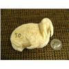 Image 2 : 3" carved ivory walrus #689F (2)