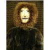 Image 2 : Man doll with hand sewn leather face, seal skin parka, pants and mukluks - very nice doll, signed He