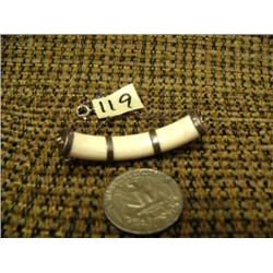 Sterling silver and ivory necklace (2)