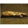 Image 1 : Imported mammoth ivory relief carving of 2 eagles and fish - incredible carving outrageous detail 8"