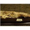 Image 3 : Imported mammoth ivory relief carving of 2 eagles and fish - incredible carving outrageous detail 8"
