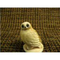 1.5" ivory owl #595F (2)