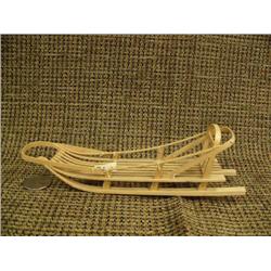 7" wood dog sled (2)