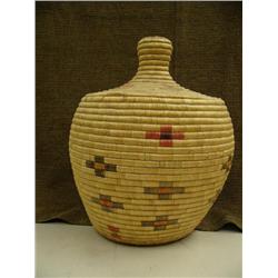 Extremely large Hooper bay basket, circa 1950, little bit of wear, 17" tall, 13" wide(2)