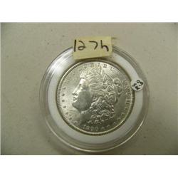 CHOICE on 10 Brilliant uncirculated Morgan dollars: 1890 Philadelphia (2)