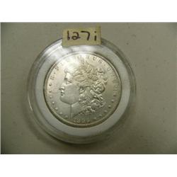 CHOICE on 10 Brilliant uncirculated Morgan dollars: 1896 Philadelphia (2)