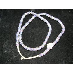 CHOICE on 3 trade bead necklaces: blue, red and white (3)
