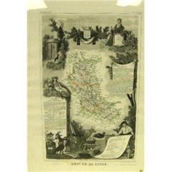 CHOICE o 4 shrink-wrapped maps: Dept De La Loire (3)
